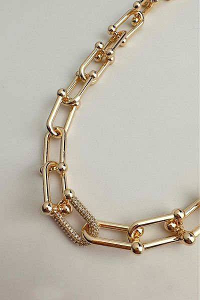 Modex Special Series Thick Tifany Necklace with Zircon Stone