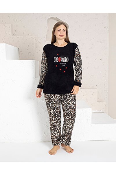 ROMEO LİFE 8008 COSUM DE PIJAMALE DE MĂRIME MARE Lână de iarnă