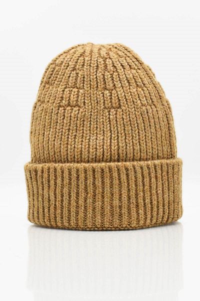 Külah Men's Camel Wool Beret