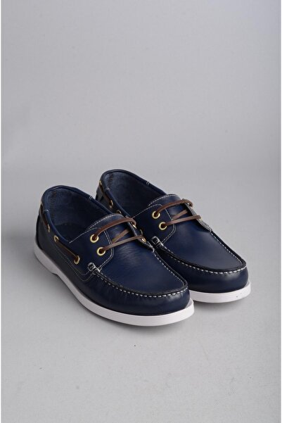 SEÇ KUNDURA حذاء كاجوال رجالي من الجلد الطبيعي - اختيار 2500 لاسي-أبيض