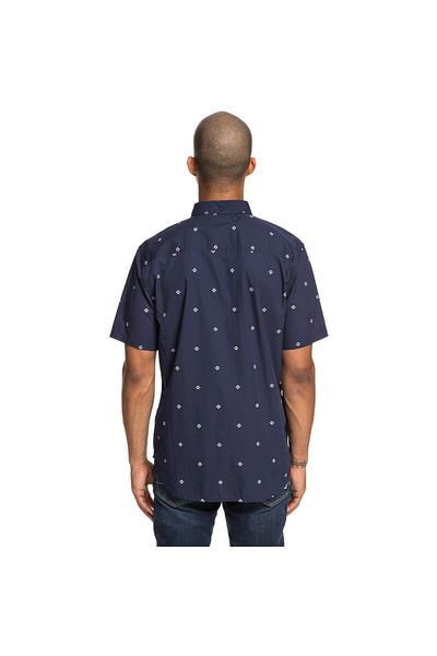 DC Shoes Ανδρικό πουκάμισο DC Shoes Up Pill Blue - κοντομάνικο