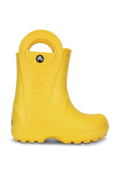 Crocs Žluté dětské boty - Crocs Rain Get Thru Hand