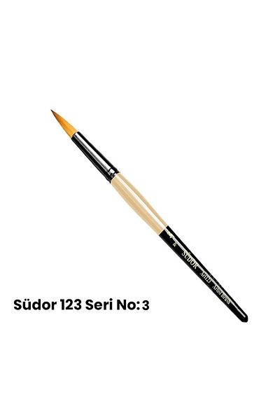 Südor 123 سلسلة فرشاة صناعية ذات طرف دائري رقم 3