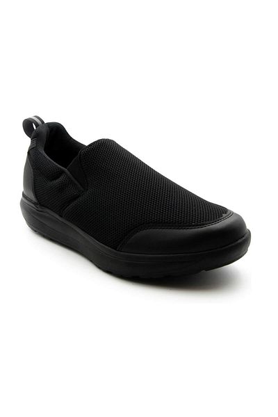 Dr.Comfort Pantofi sport pentru bărbați ortopedici și terapeutici Rocker Bottom - negri