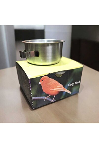 Ceritoğlu CERİTOĞLU METAL YEMLİK MUHABBET-KANARYA-PAPAĞAN 6x3.5 CM PASLANMAZ