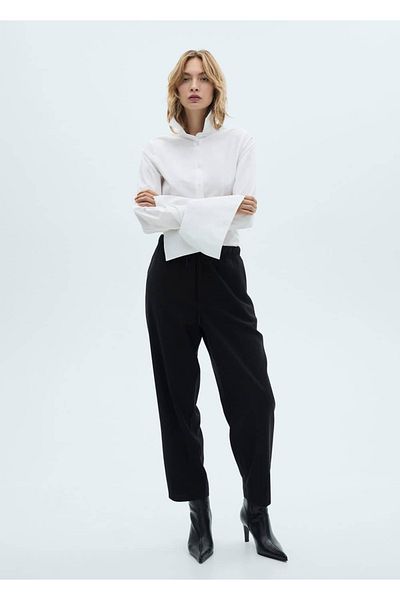 MANGO Woman Lace-up jogger pants