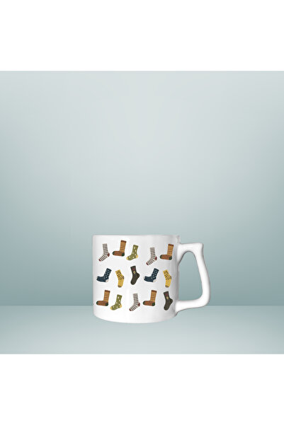 FenerciHediyelik كوب فاخر مطبوع عليه جوارب