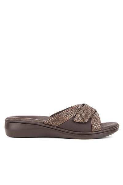 Muya Valdesheel Spur-Bone Protrusion Women's Slippers Brown