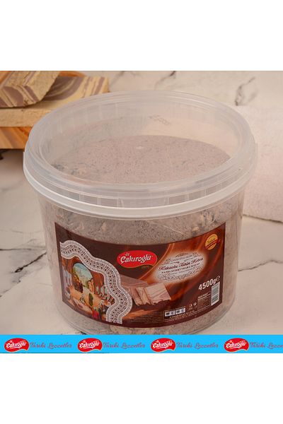 Öz Çakıroğlu Tahini Halva Bucket with Cocoa 4500 g