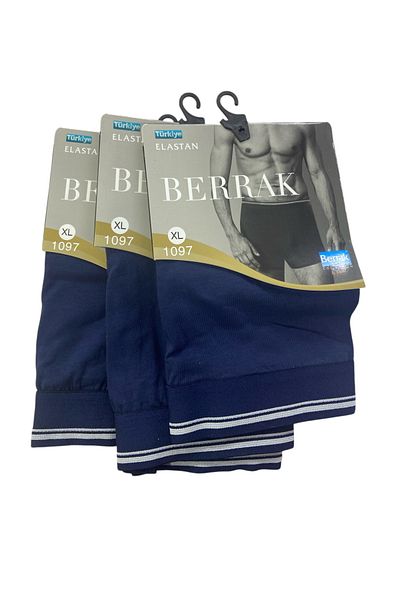 Berrak Ανδρικό σορτς μπόξερ Lycra - Σετ 3 1097