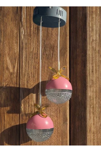Serçeden 2-Piece Candy Led Young Girl's Room Pendant Lamp Chandelier from Serçe
