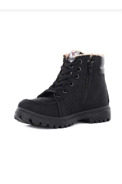 Mind Black Unisex Γούνινες Μπότες