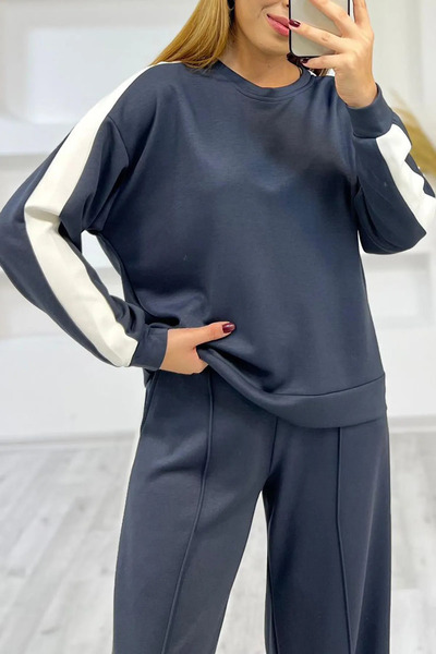 The Robi Σετ Φούτερ με πλαϊνές ρίγες Modal Fabric