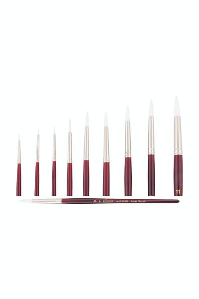 Südor 1092r Series Synthetic White Round Tip Brush No 5