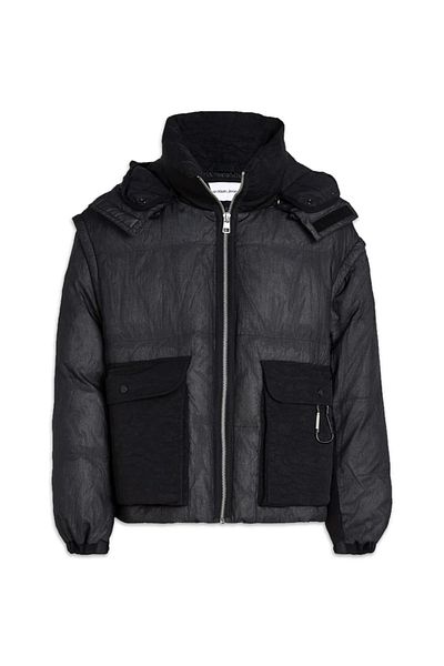 Calvin Klein Men's 2in 1 Puffer Coat