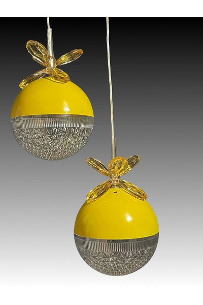 Serçeden 2-Piece Candy Led Young Girl's Room Pendant Lamp Chandelier from Serçe