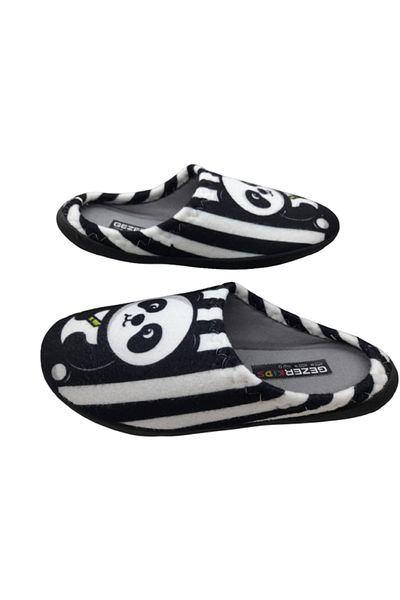 GEZER Παιδικές παντόφλες σπιτιών με σχέδια Panda Μαύρο-Λευκό Ultra Light - gzrtr 965210