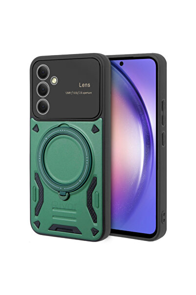 Rivor Samsung Galaxy A54 İçin Kılıf Kamera Lens Korumalı Magsafe Destekli Man...