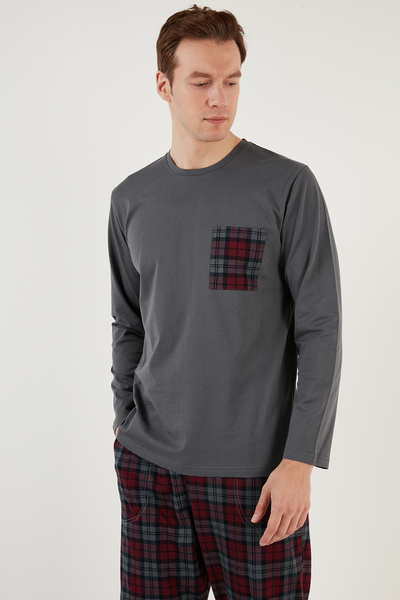 Buratti Екологічний кишеневий пояс на резинці 100% бавовна Regular Fit Піжамний комплект Чоловічий піжамний комплект 657200