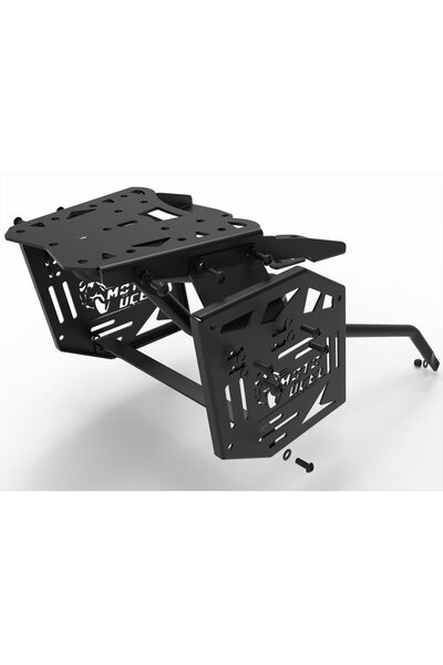 MOTO ÜÇEL Bajaj Dominar 250 Üçlü Set Çanta Demiri Yan Destekli