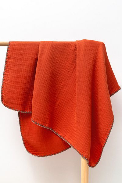 MAHFEL 4 Layer 100% Cotton Muslin Baby Blanket