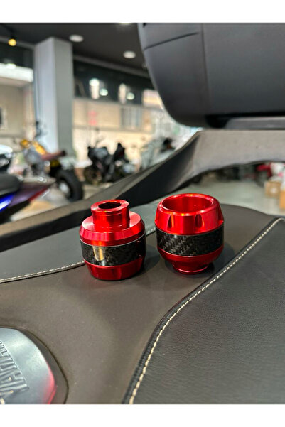 Universal Motosiklet Aks Koruma Takozu Üniversal - (KIRMIZI RENK) - 1 Adet