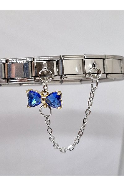 RoseCo00 Italian Charm - Ribbon Double Steel