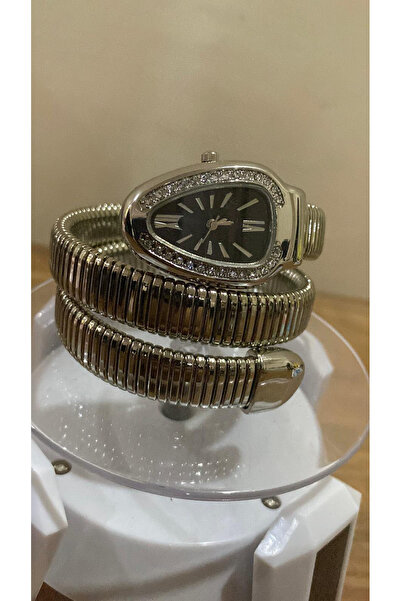 QUARTZ Kadın Yılan Model Kol Saati Ks1798 - Gümüş/Bay Her Telden