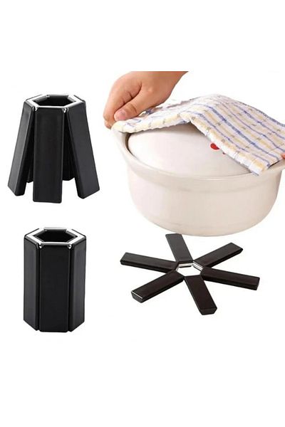 FORSEİ LUCA Practical Foldable Heat Resistant Trivet Pot - Teapot Trivet
