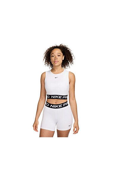 Nike Pro Fz3615-100 White Women's Undershirt