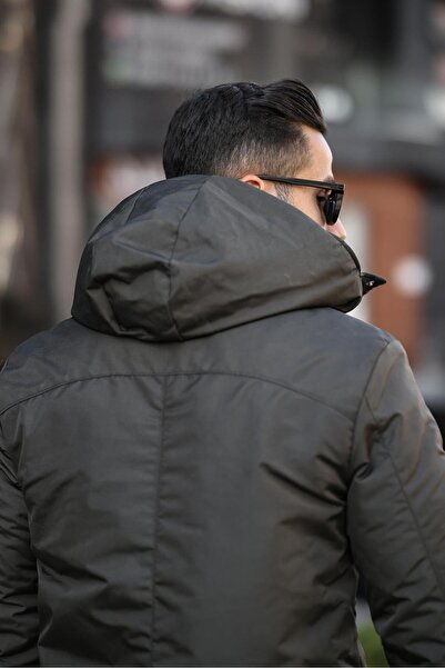 DOXGER Odnímatelný nepromokavý pánský kabát s kapucí