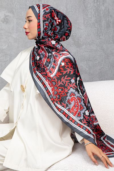 m moon scarf ŞAL DE MĂTĂSĂ VOILE, ȚESUT IMPORTAT, ÎNALTĂ CALITATE ȘI CUSUT ITALIAN