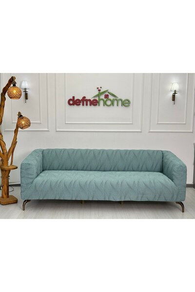 defnehome collection Kalın Krokan 3311 Lastikli Kanepe Koltuk Örtüsü < Çekyat...