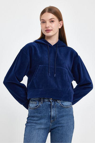 Superlife Γυναικεία άνετη εφαρμογή Superlife Φούτερ Softech Fleece με τσέπη καγκουρό