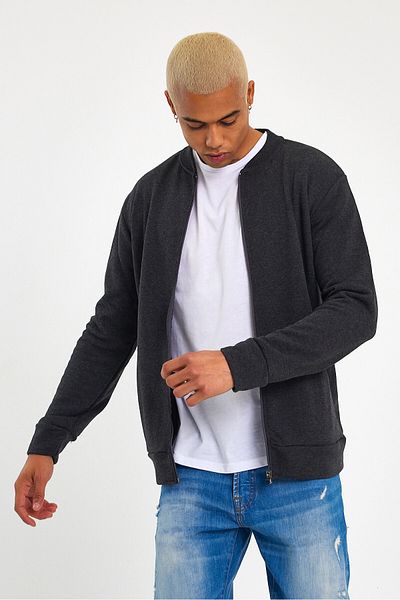 Superlife Superlife Мъжка дебела жилетка Floda Pocket Regular Fit Thin Cardigan Spr 20k63