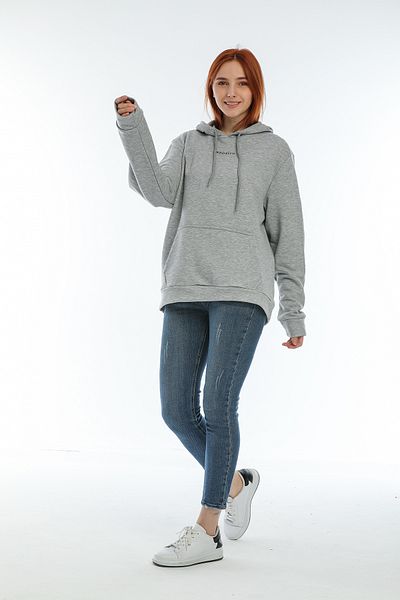 Superlife Γυναικείο φούτερ με κουκούλα Brooklyn Printed Oversize - SPR22SWK161