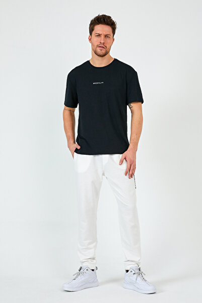 Superlife Men's Regular Fit Broklyn Printed Thin Sweatpants Spr 203