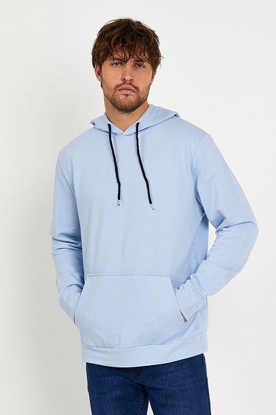 Superlife Ανδρικό φούτερ με κουκούλα Superlife Regular Fit Thin Spr 20k55
