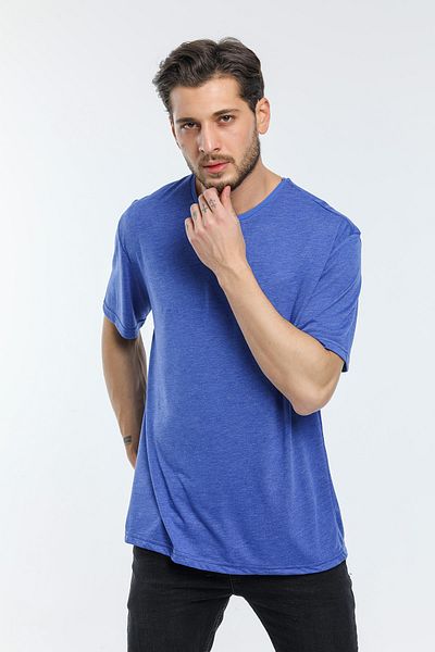 Superlife Ανδρικό T-Shirt με λαιμόκοψη υπερμεγέθης Spr21y30