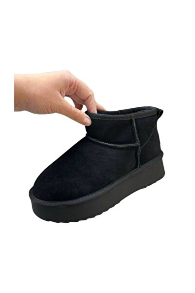 HEDYONE KAYMAZ,  DIŞI SÜET, İÇİ KÜRKLÜ, ORTA KALIN TABAN, BİLEKTE BOT & BOOTİE, İÇİ TÜYLÜ DIŞARI TERLİĞİ,