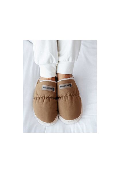 Peluche Кафяви кафяви дамски пантофи Parachute - Daily Slipper, PAR-KKI