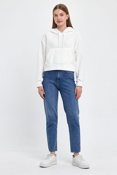 Superlife Γυναικεία άνετη εφαρμογή Superlife Φούτερ Softech Fleece με τσέπη καγκουρό