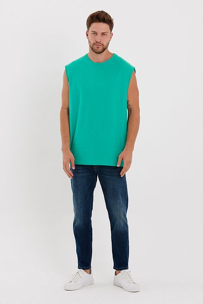 Superlife Ανδρικό μπλουζάκι με λαιμόκοψη Superlife Oversize Spr21y03