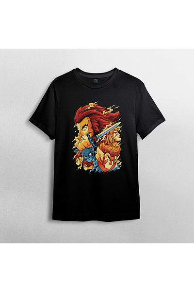 Pixxa Μπλουζάκι Thundercats Crew Neck 100% βαμβακερό - Μοντέλο 5