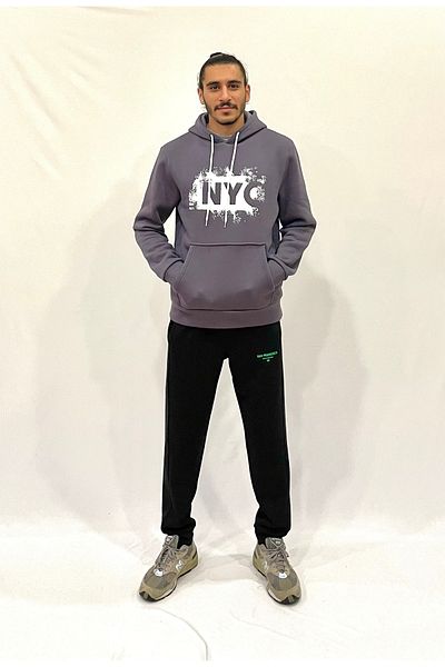 Superlife Ανδρικό φούτερ Superlife Comfortable Fit με εσωτερικό φλις 3 νημάτων