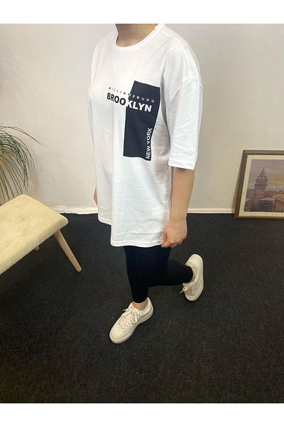 Superlife Tricou cu imprimeu W.Brooklyn pentru femei Superlife