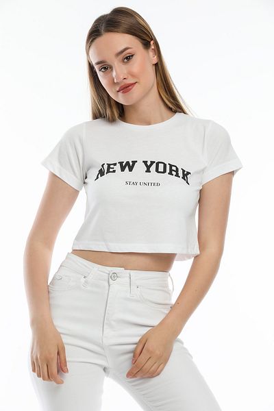 Superlife Γυναικείο T-Shirt New York Printed Spr21y15