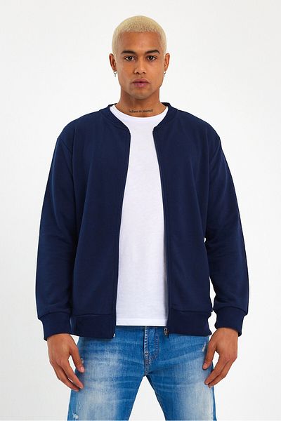 Superlife Ανδρική ζακέτα με κανονική εφαρμογή Thick Floda Pocketed Thin Cardigan Spr 20k63