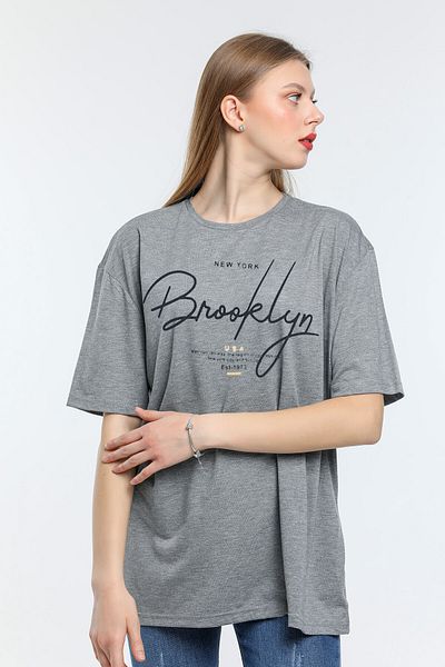 Superlife Superlife Γυναικείο T-Shirt με λαιμόκοψη Oversize Spr24tsk110