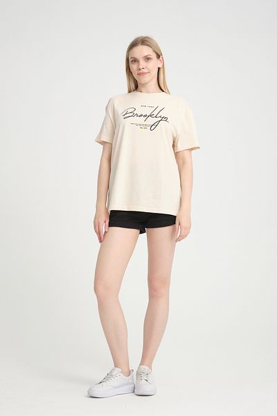 Superlife Superlife Γυναικείο T-Shirt με λαιμόκοψη Oversize Spr24tsk110